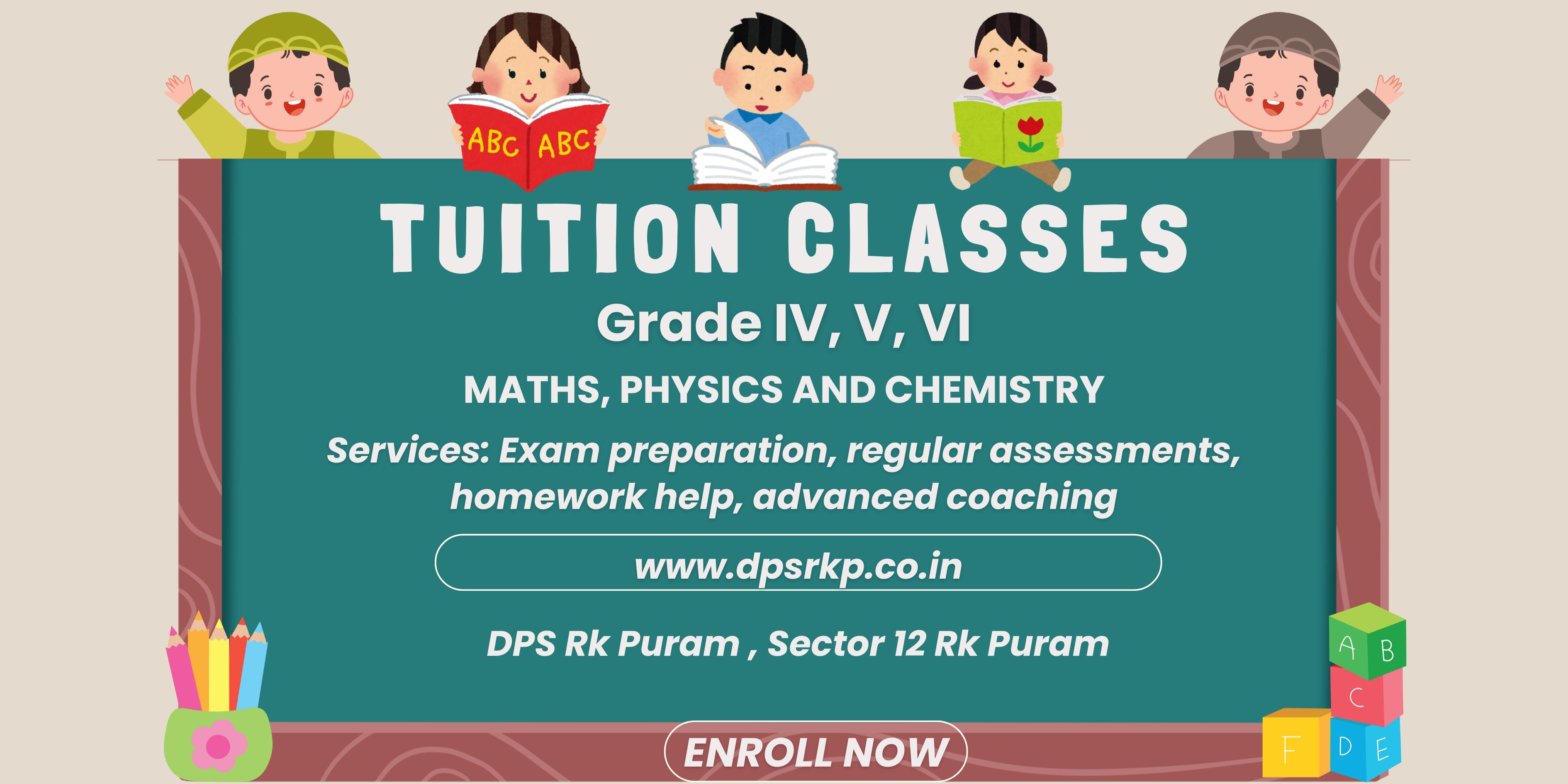 Classes for 4,5 and 6 th